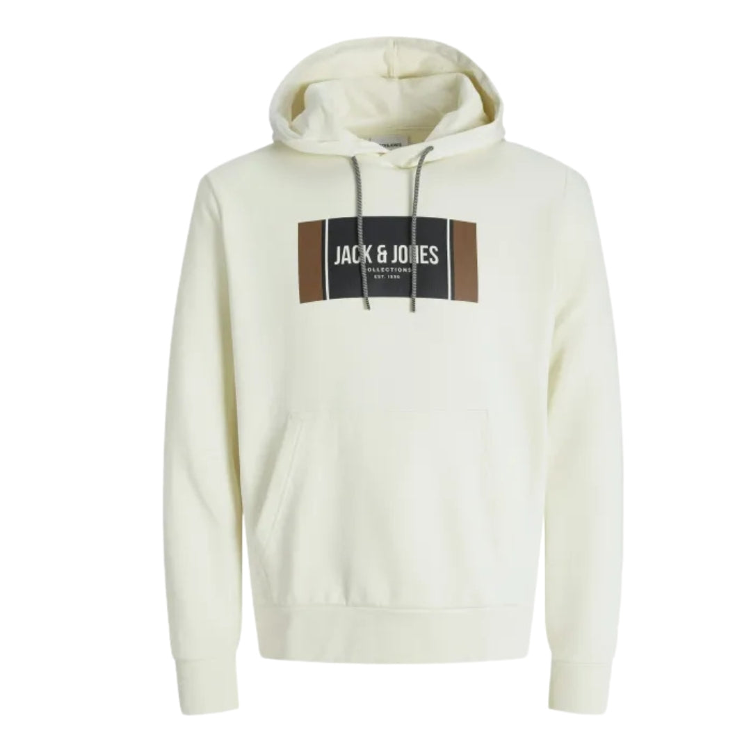Jack & Jones Men's Hayato Hooded Sweater | Beige