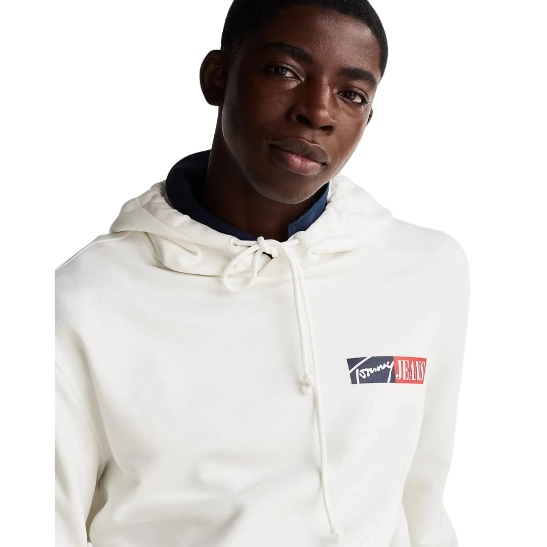 Tommy Hilfiger Men White Hoodie