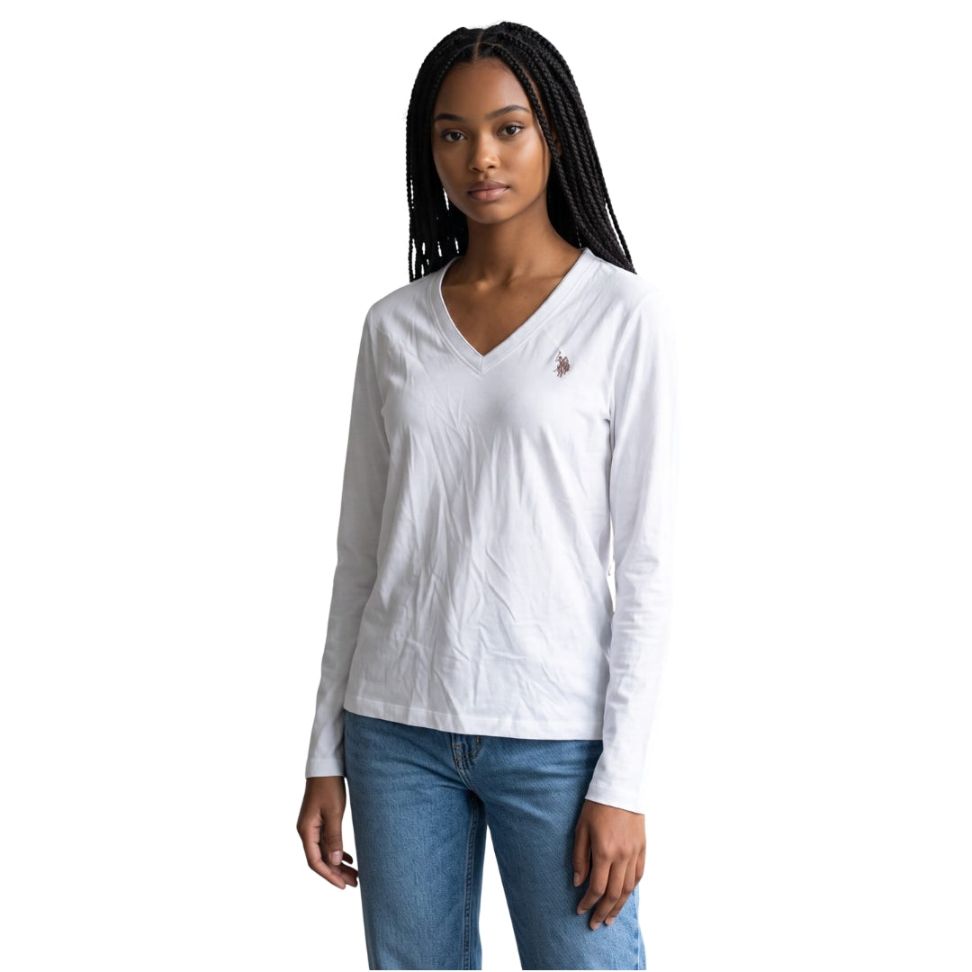 U.S. Polo Assn. Women's Sweater | White