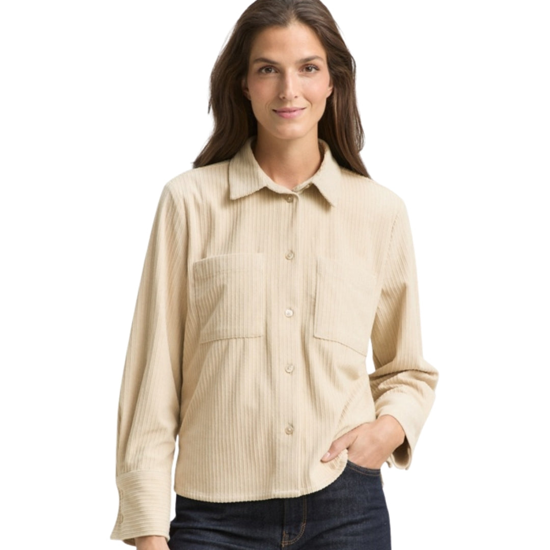 Tom Tailor Women's Shirt | Beige – front view