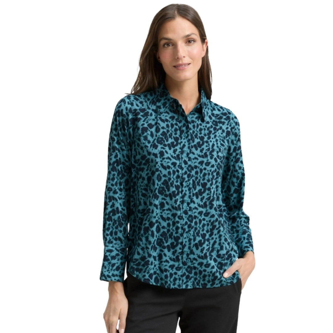 Tom Tailor Women's Shirt | Blue – front view