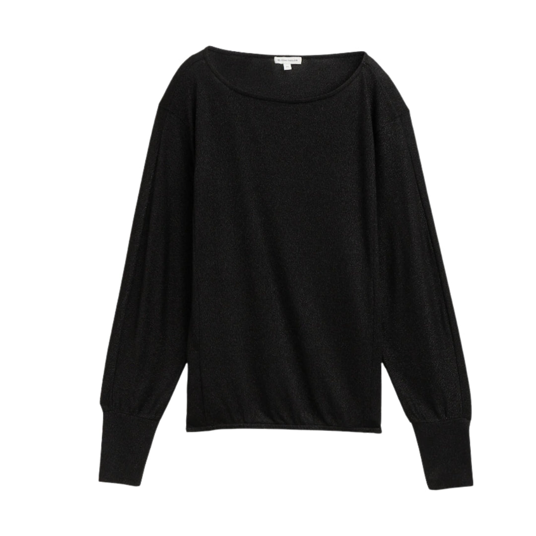 Tom Tailor Long Sleeve Blouse | Black