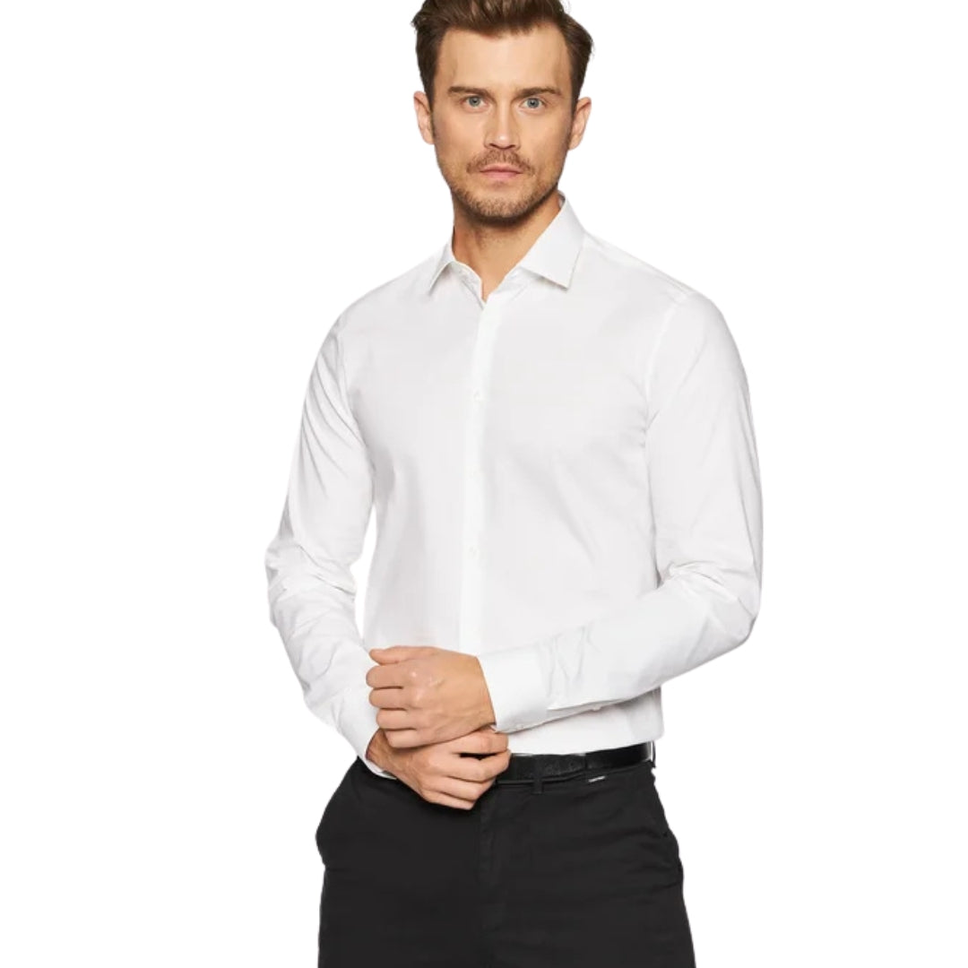 Calvin Klein White Slim Fit Shirt