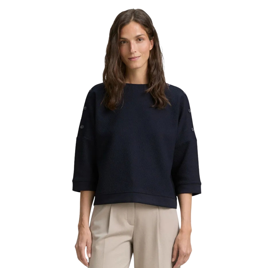 Tom Tailor Women's Sweater | Blue – front view