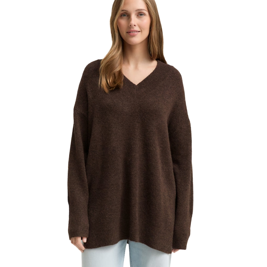 Tom Tailor Women's Knit Sweater | Brown
