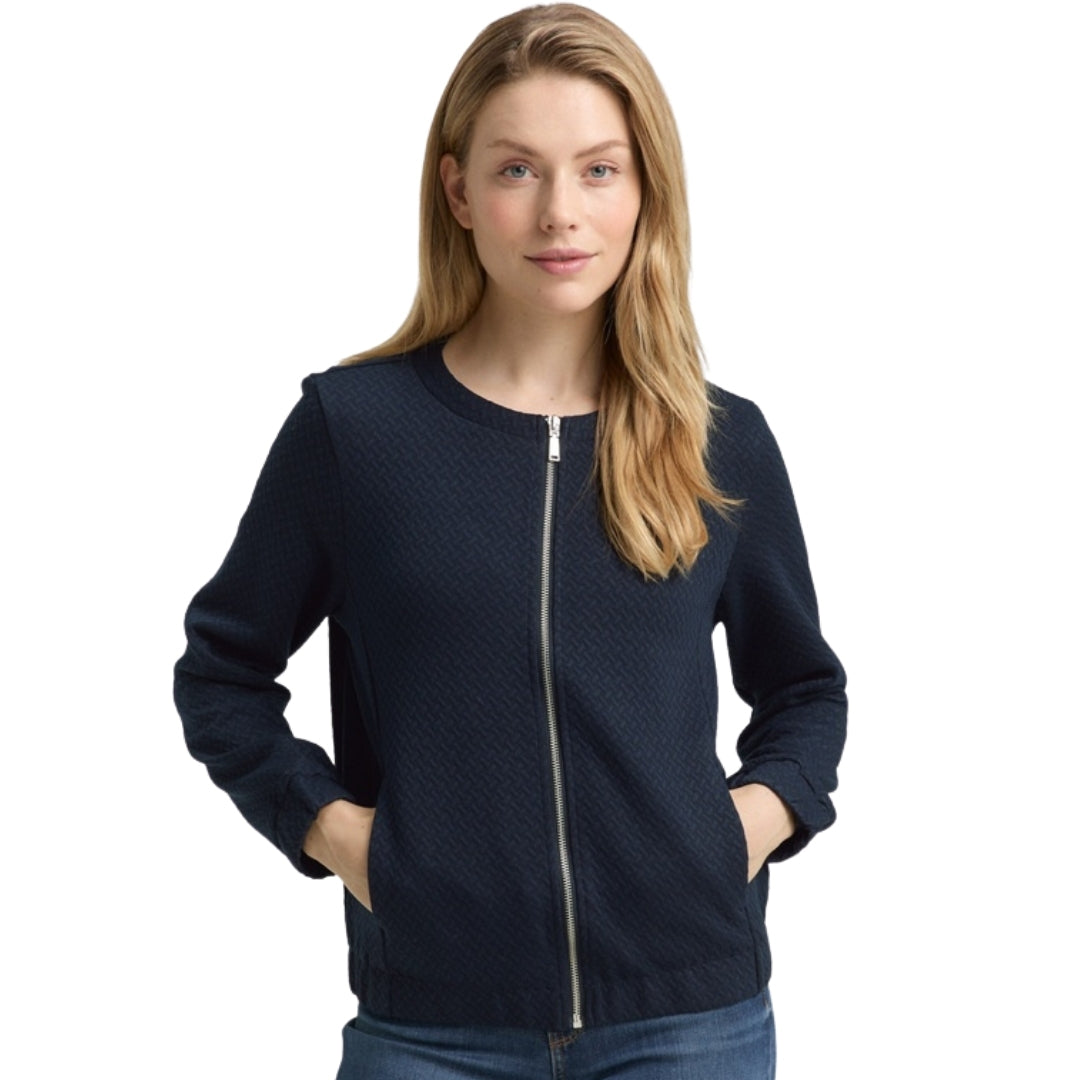 Tom Tailor Women's Cardigan | Blue – front view