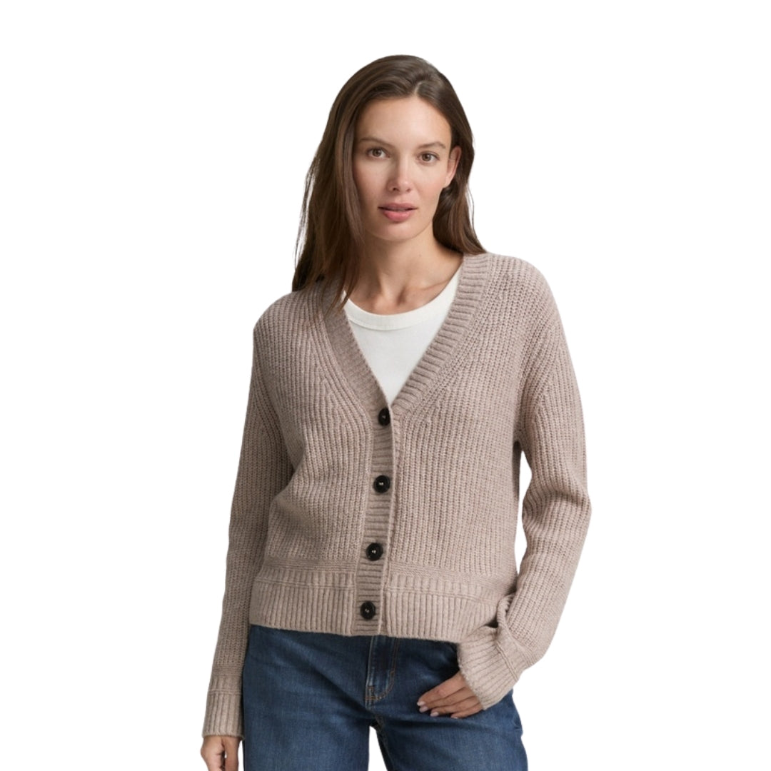 Tom Tailor Women's Cardigan | Beige – front view