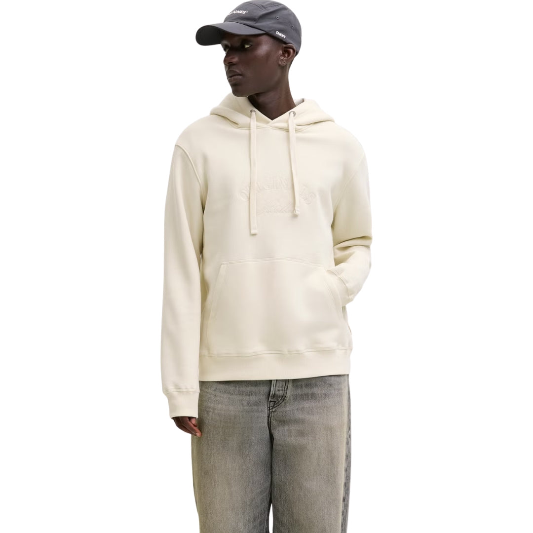 Jack & Jones Men's Bleecker Hooded Sweater | Beige