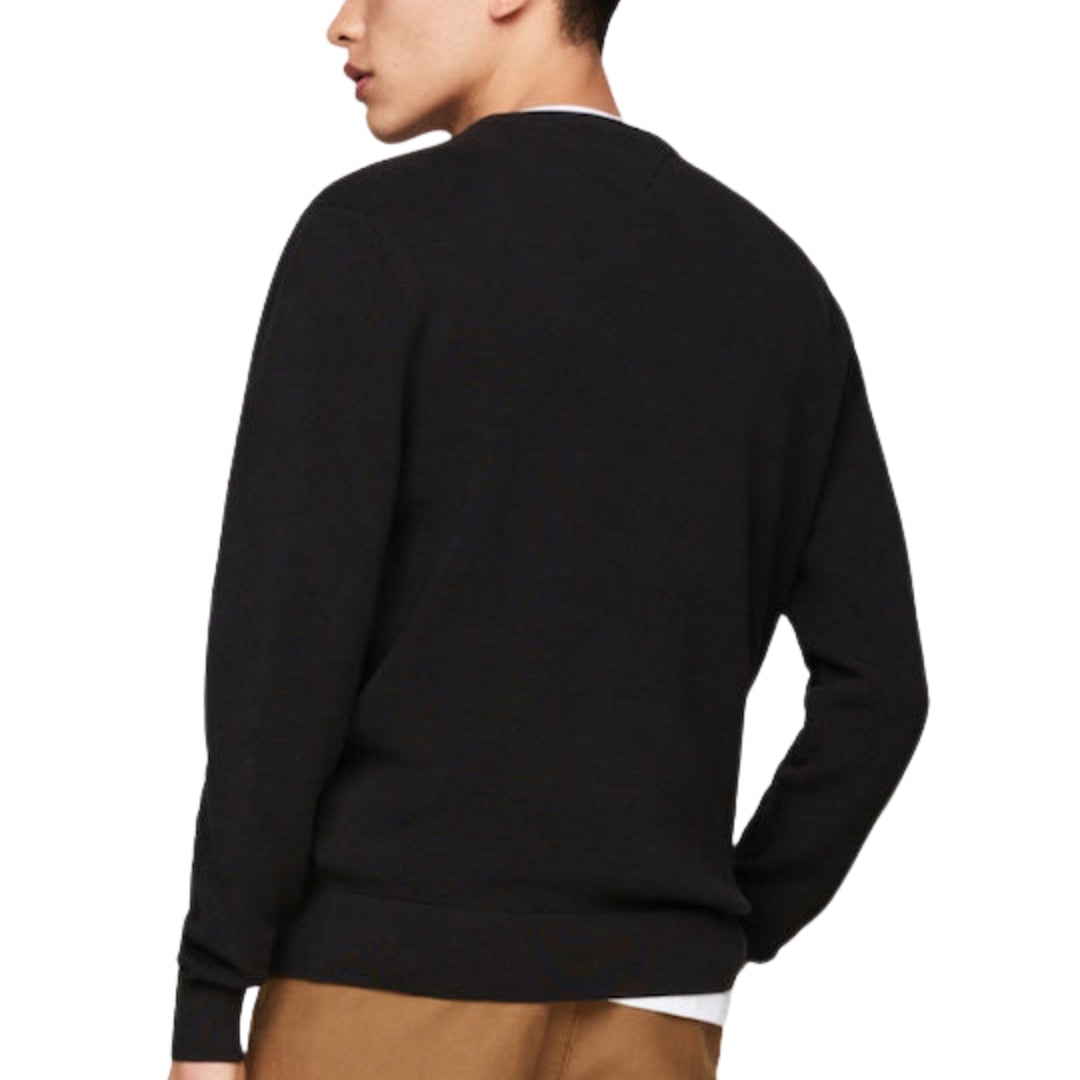Tommy Hilfiger Black Cotton Pullover