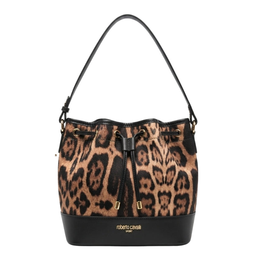 Roberto Cavalli Sport Bag | Brown Patterned