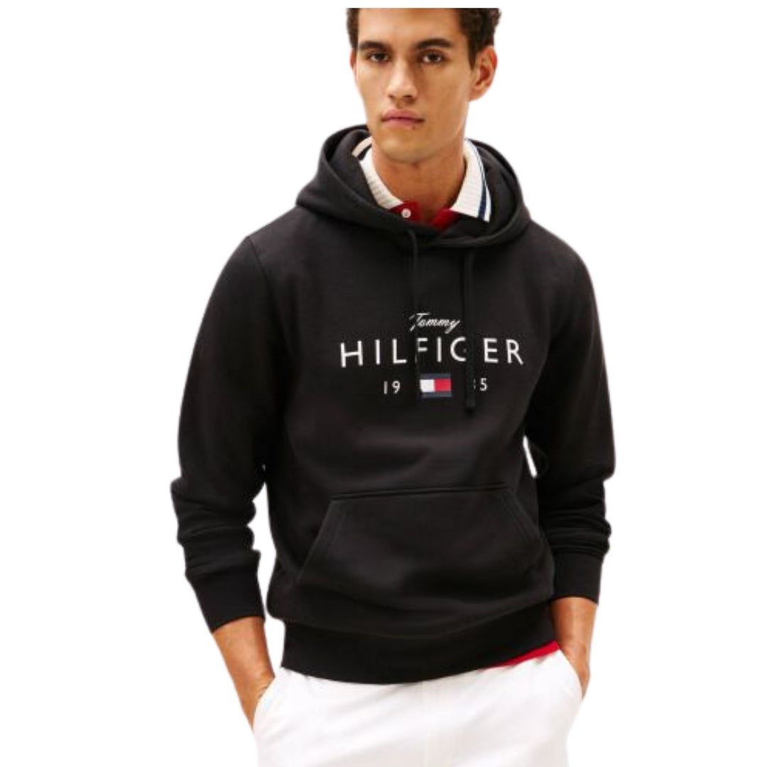 Tommy Hilfiger Men Black Hoodie