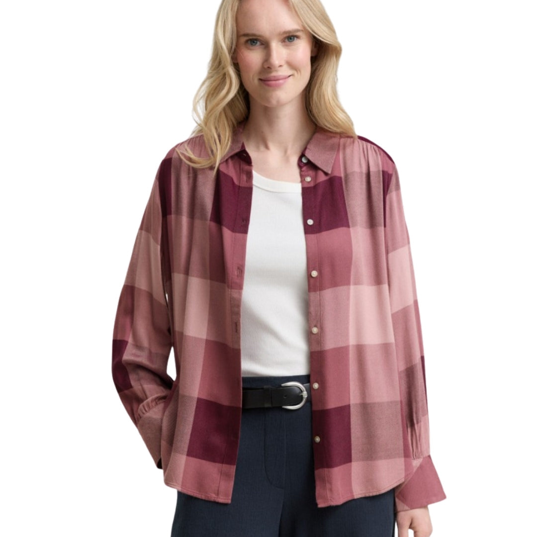 Tom Tailor Women's Shirt | Purple – front view
