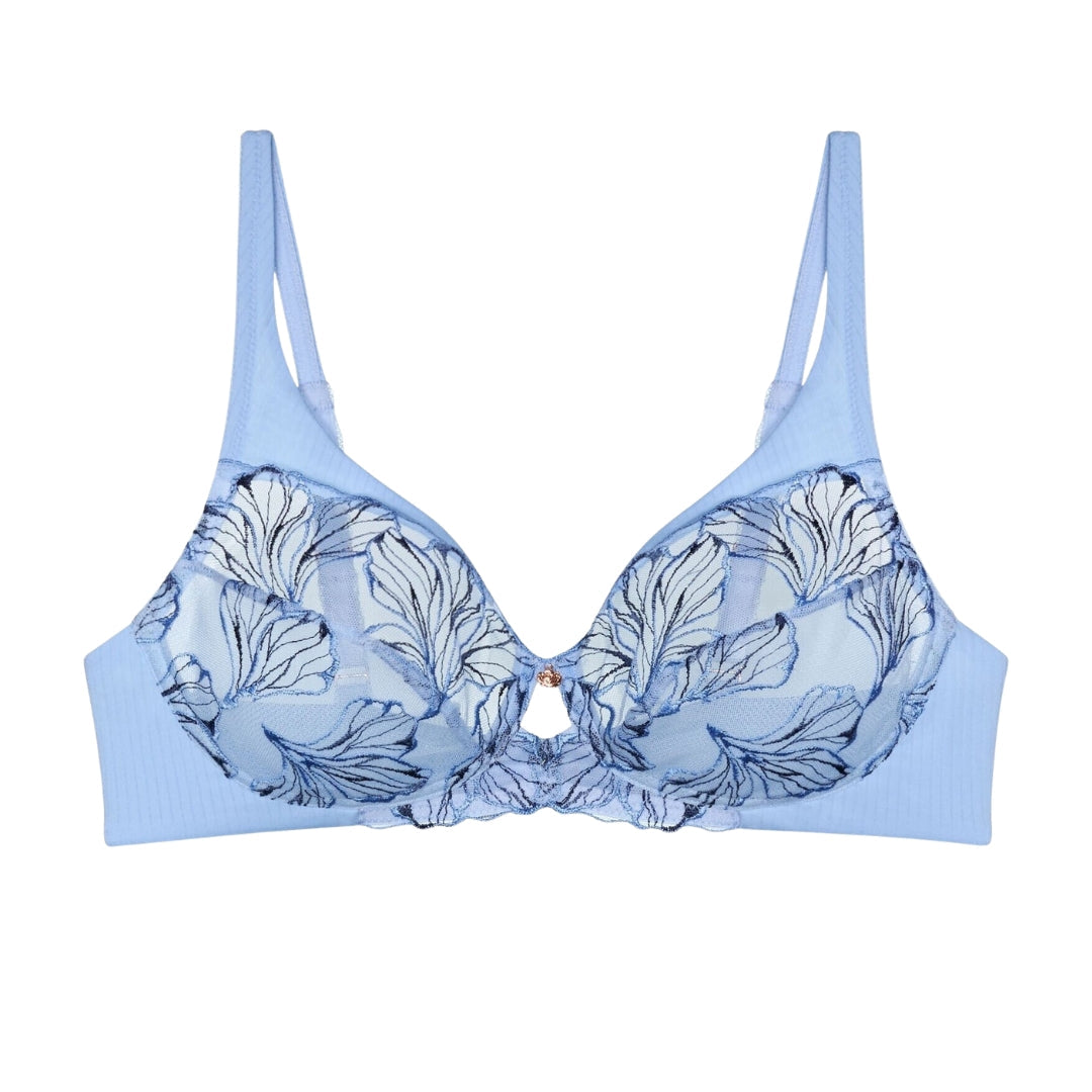 Triumph Wild Iris Florale N | Bra | Blue