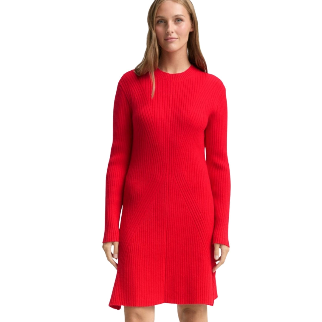 Tom Tailor Women's Dress | Red – front view
