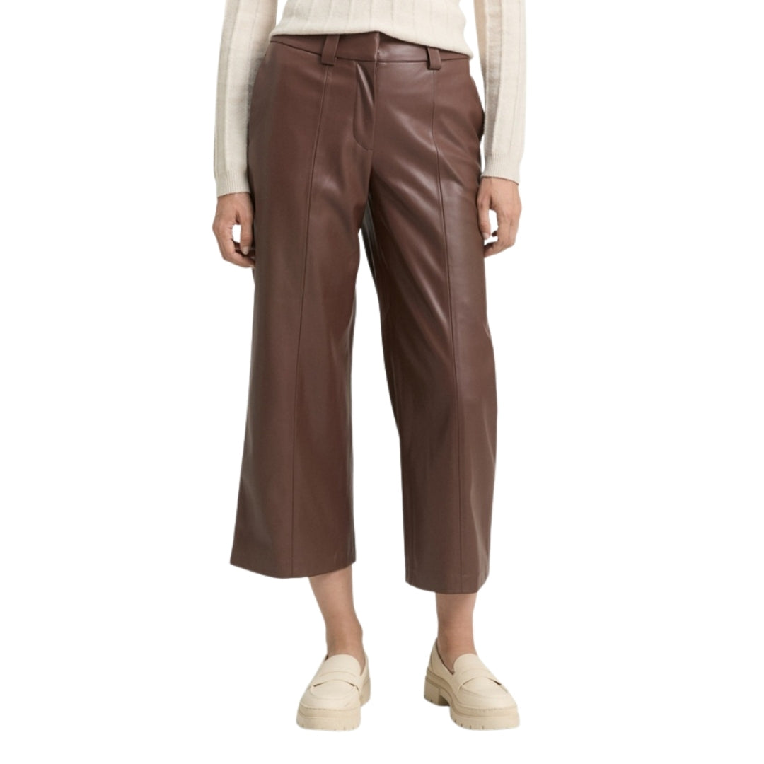 Tom Tailor Women's Trousers | Brown – front view