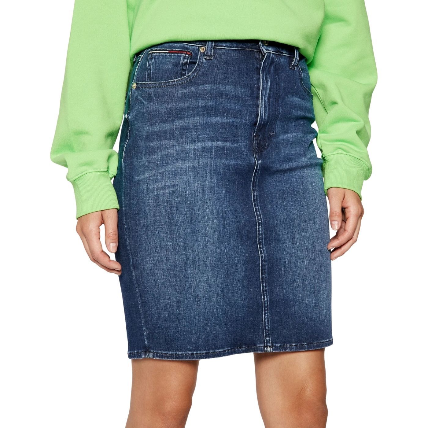 Tommy Hilfiger High Waist Deni Skirt