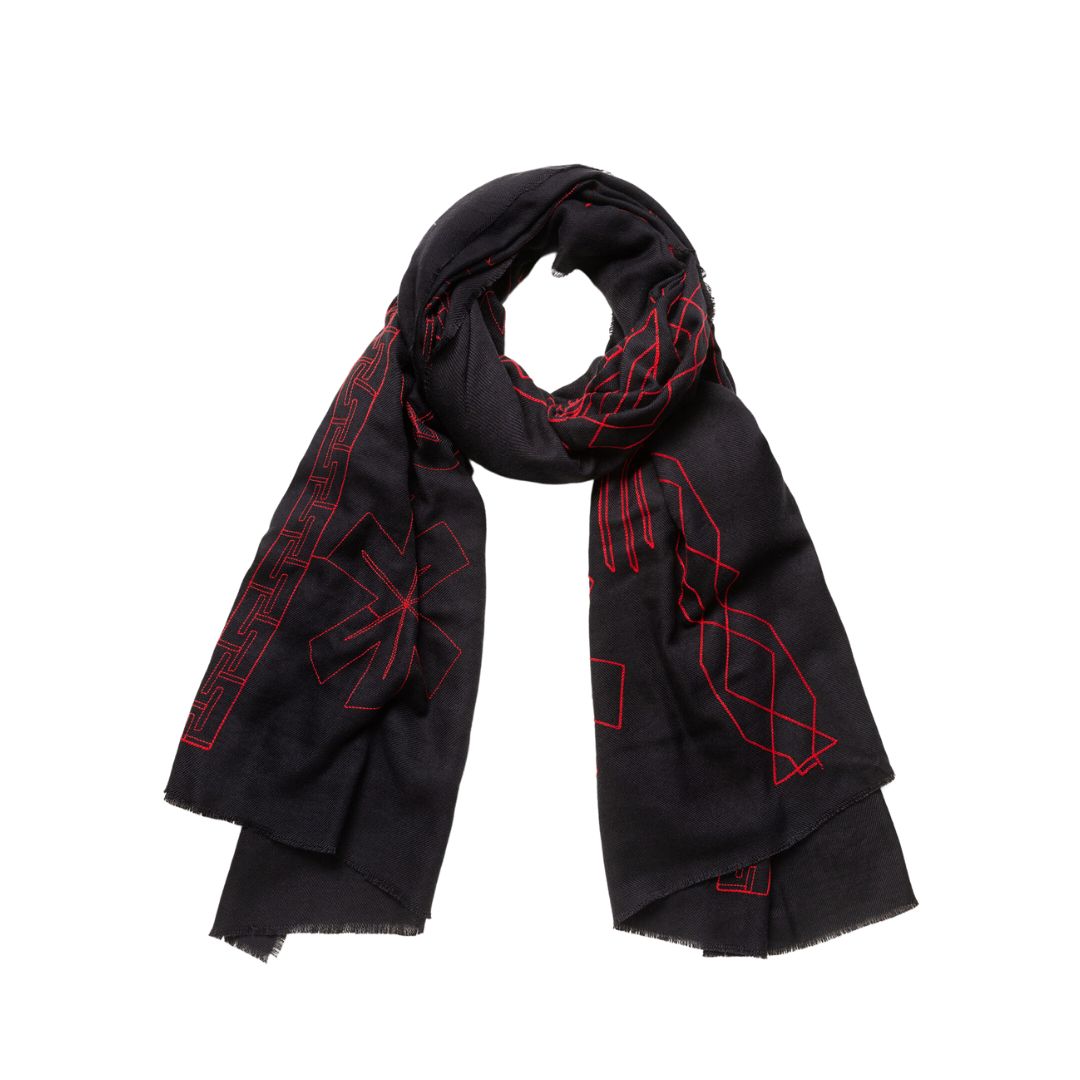 Desigual Black Scarf
