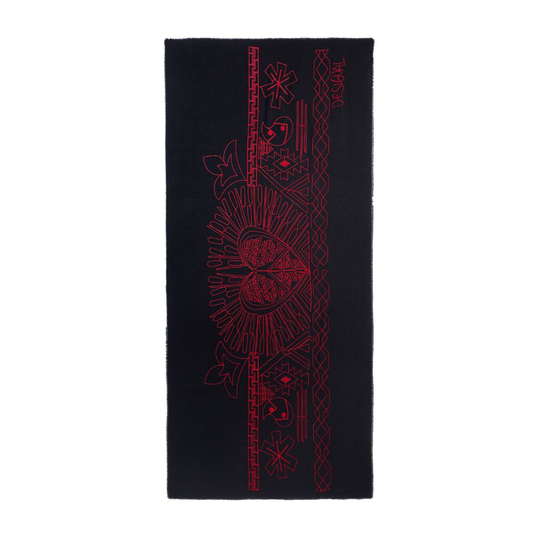 Desigual Black Scarf