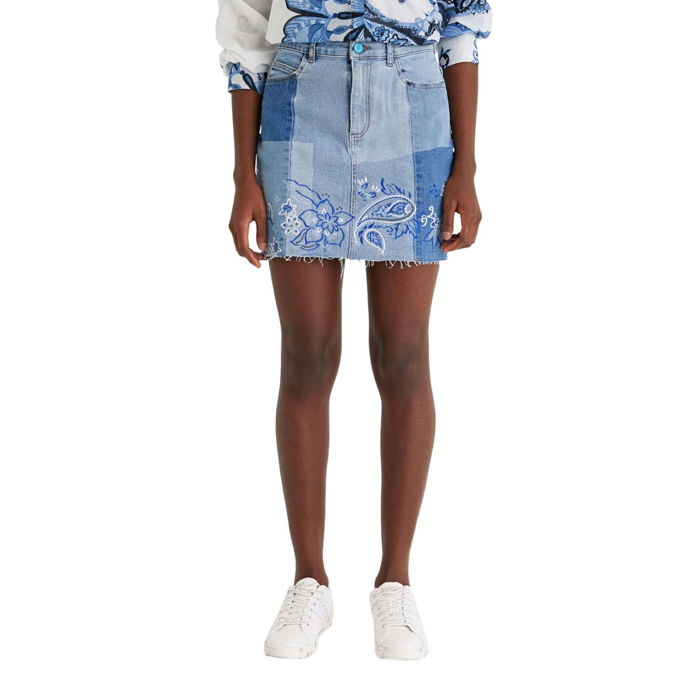 Desigual Fal Be Jeans Skirt