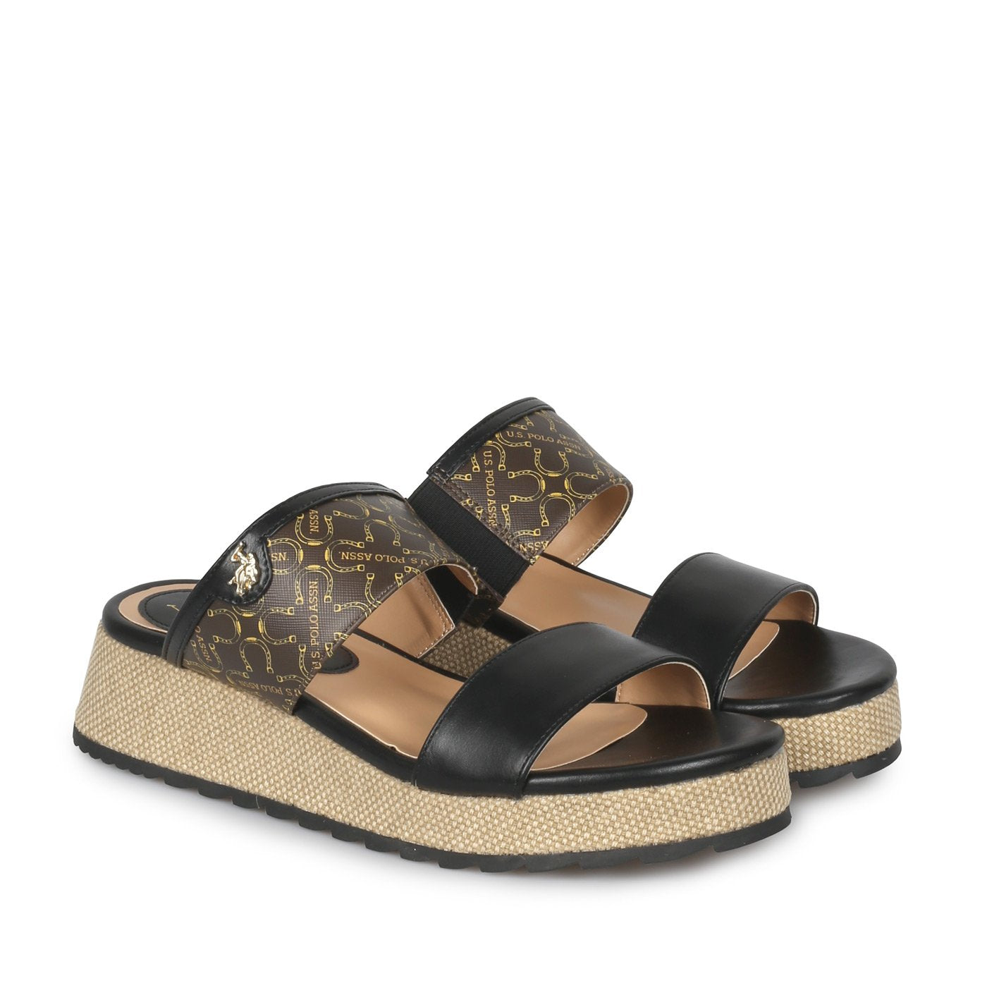 U.S. Polo Assn. KATE003-BLK-BRW01