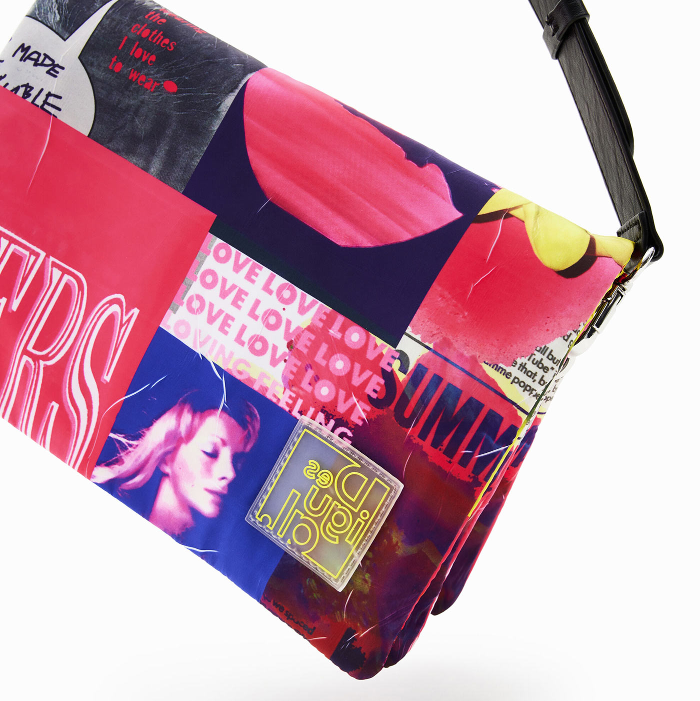 Desigual Fake News Dortmund  Flap Shoulderbag