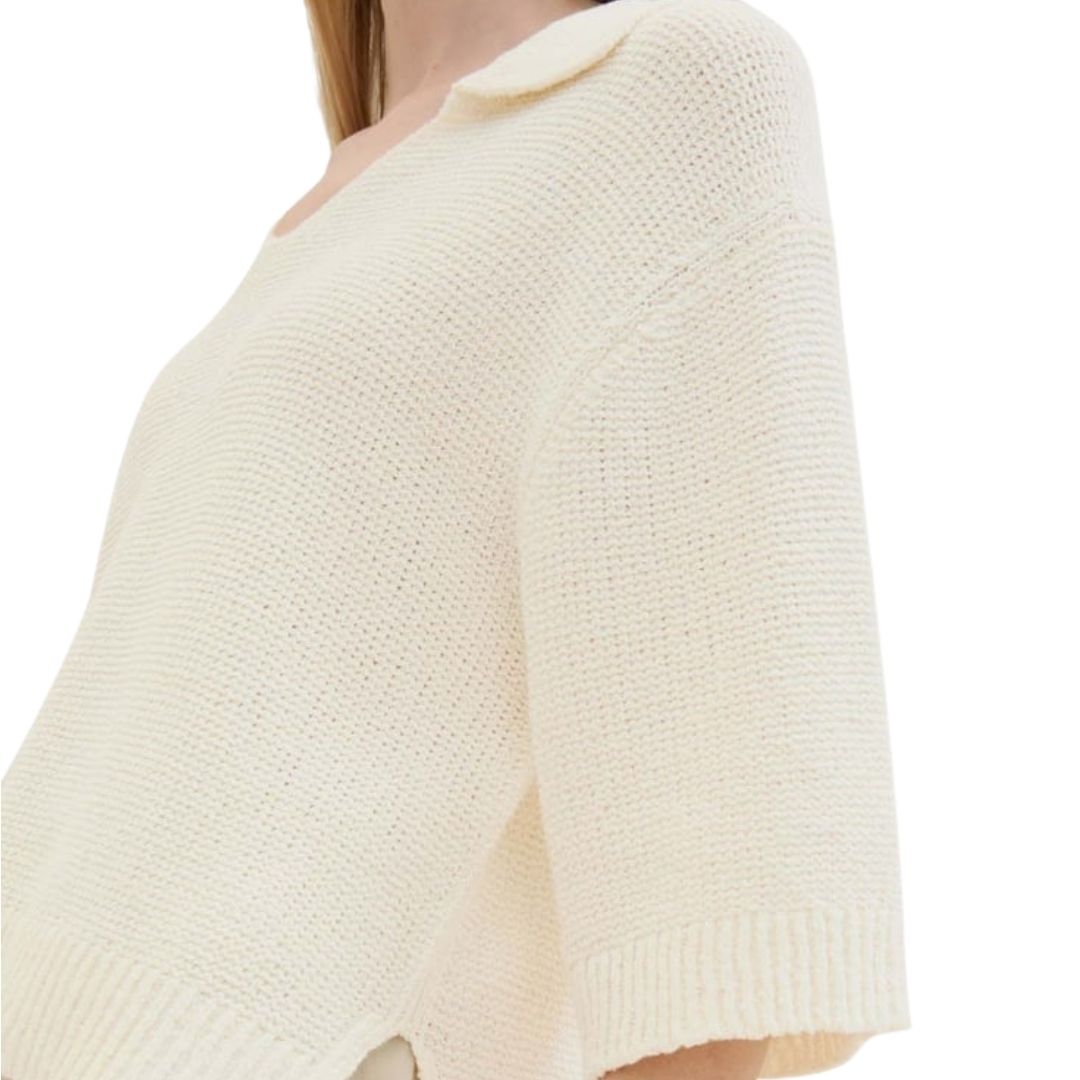 Tom Tailor White Pullover