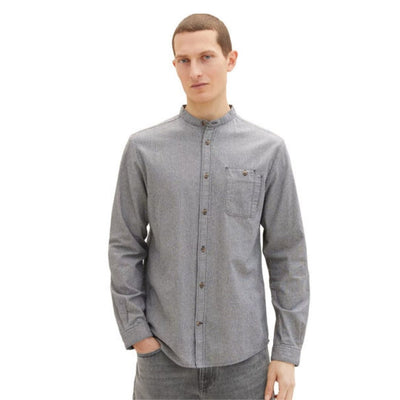 Tom Tailor Long Sleeve Shirt Grey Print