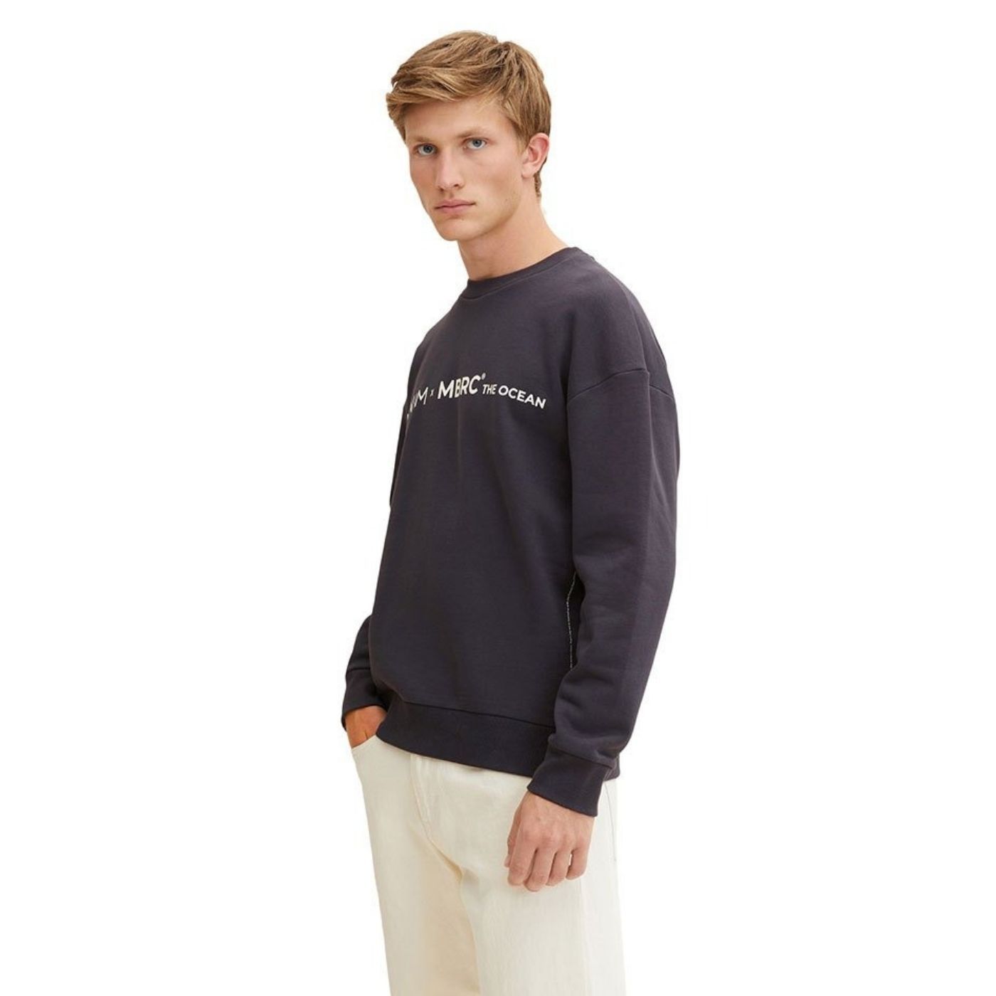 Tom Tailor Grey Logo Sweatshirt