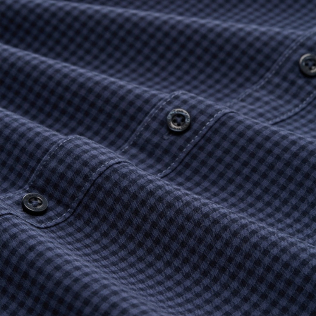 Tom Tailor Men Blue Checked Shirt
