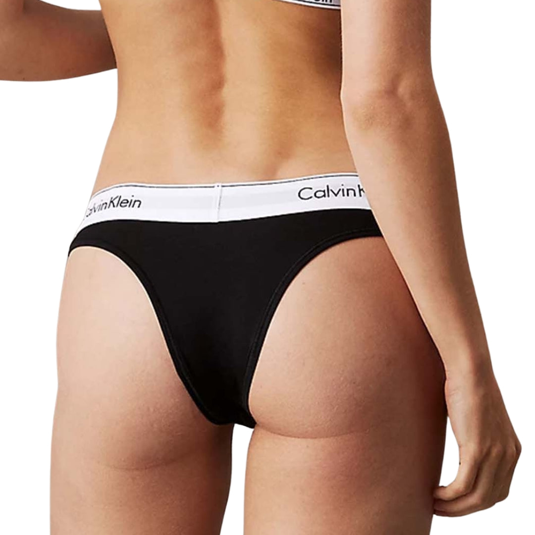 Calvin Klein Woman's Black Brazilian Thong