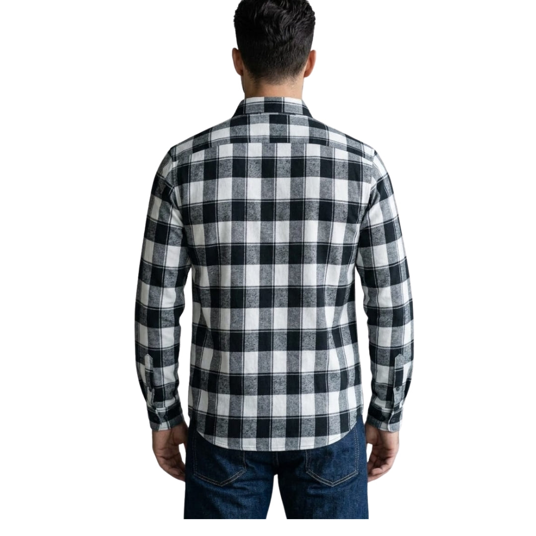 Jack & Jones Joshua Buffalo Shirt | Black Checked