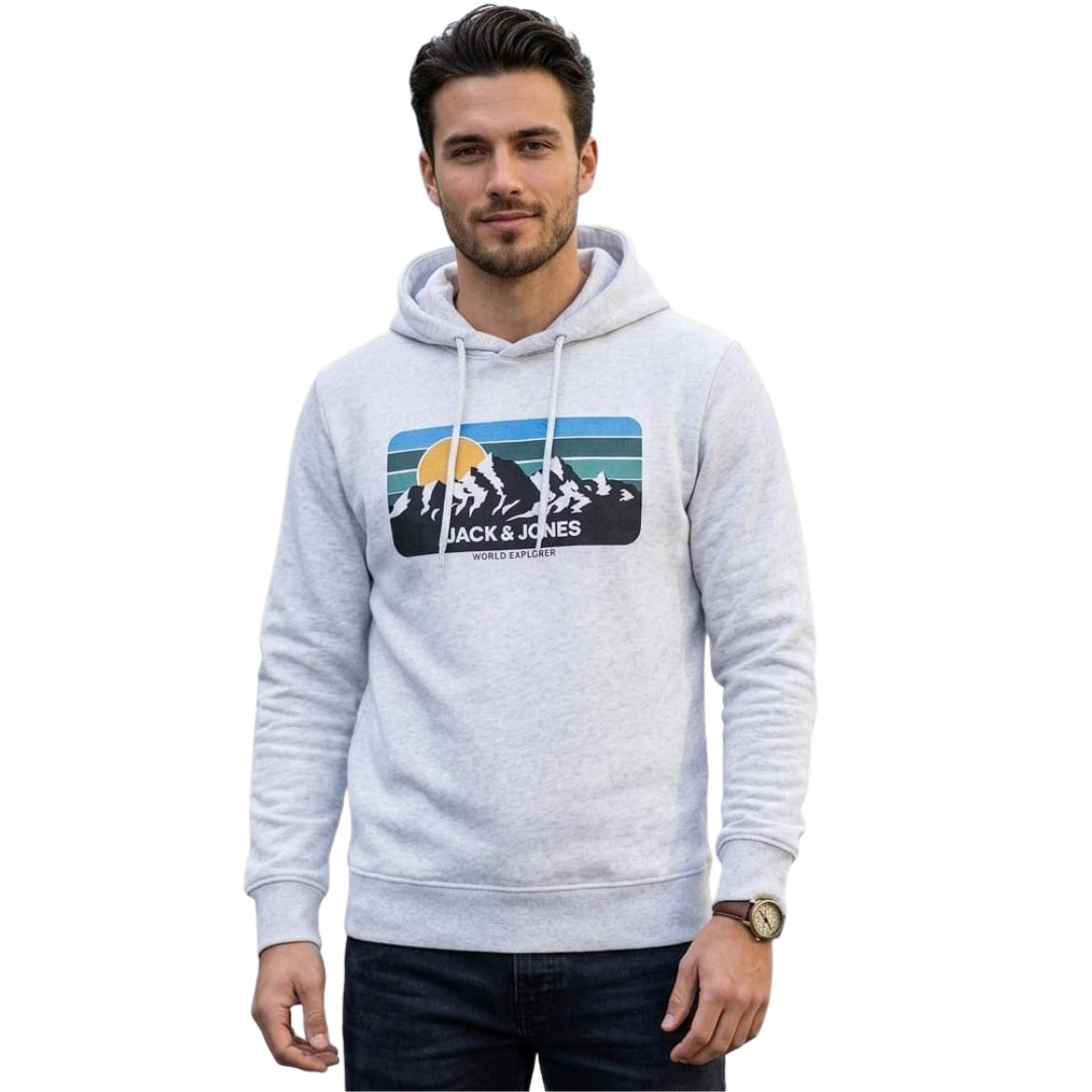 Jack & Jones Men's Peak Sweater | Grey
