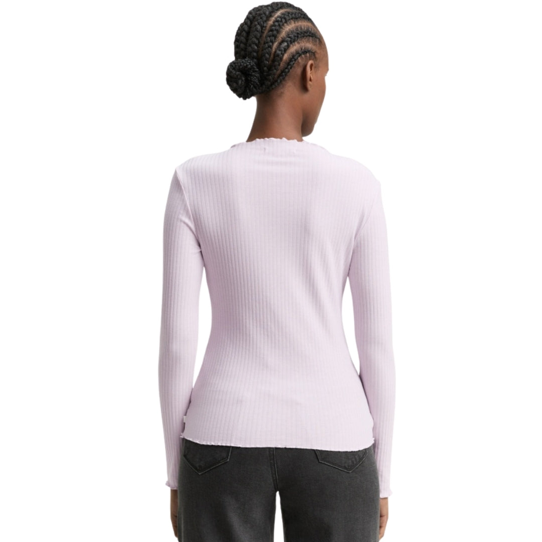 Tom Tailor Long Sleeve Women's Top | Purple – back view
