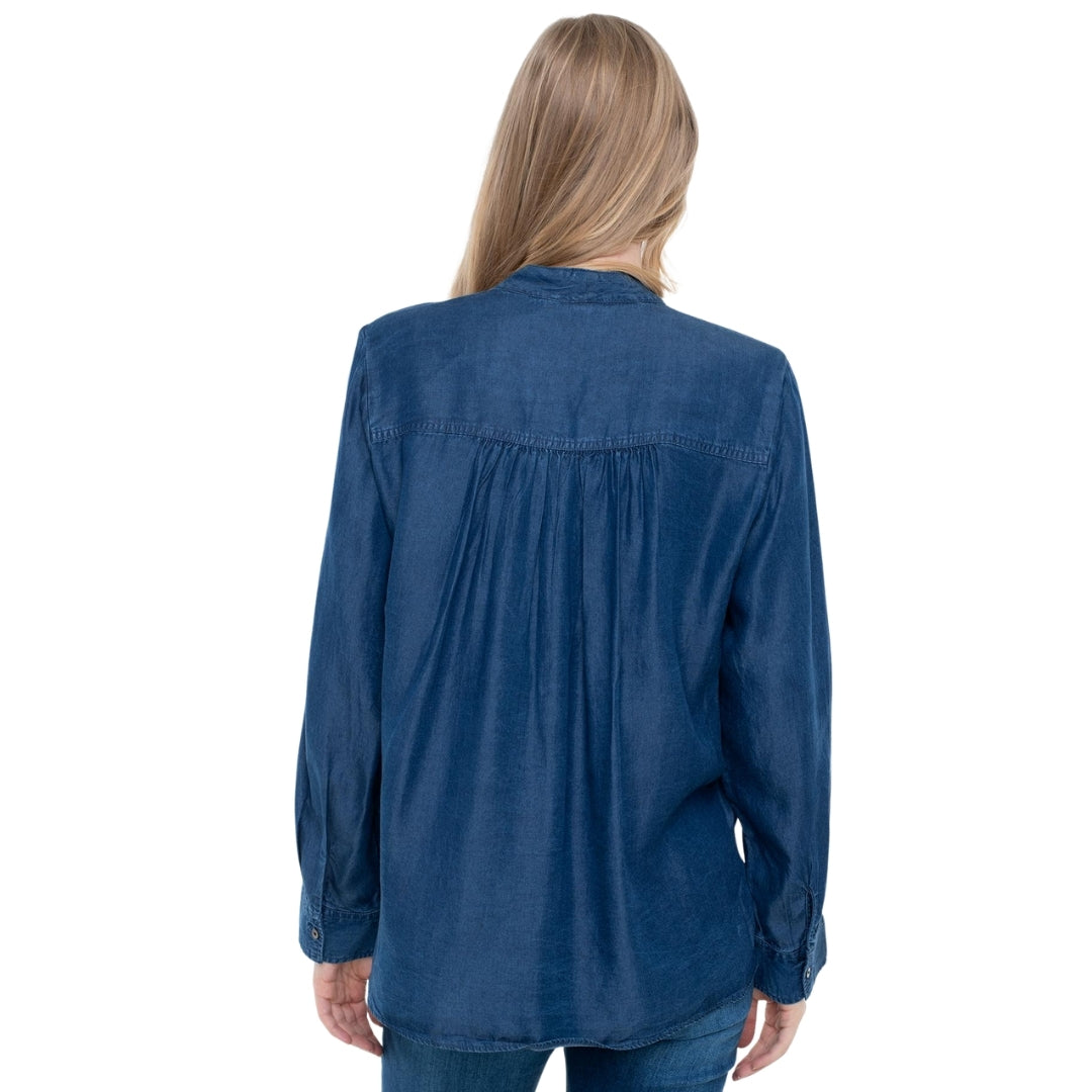 Tom Tailor Women's Blouse | Blue – back view