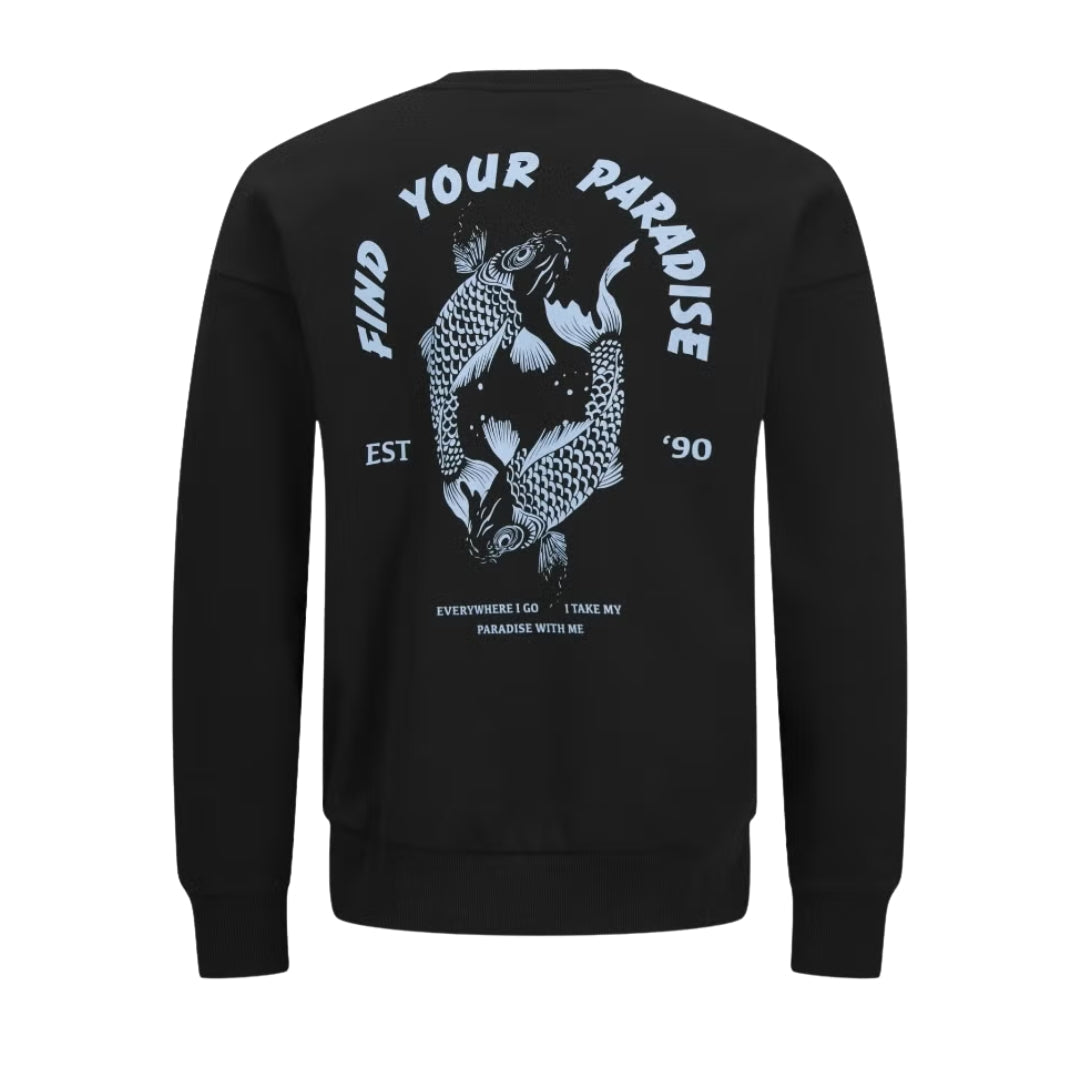 Jack & Jones Charge Men's Sweater | Black