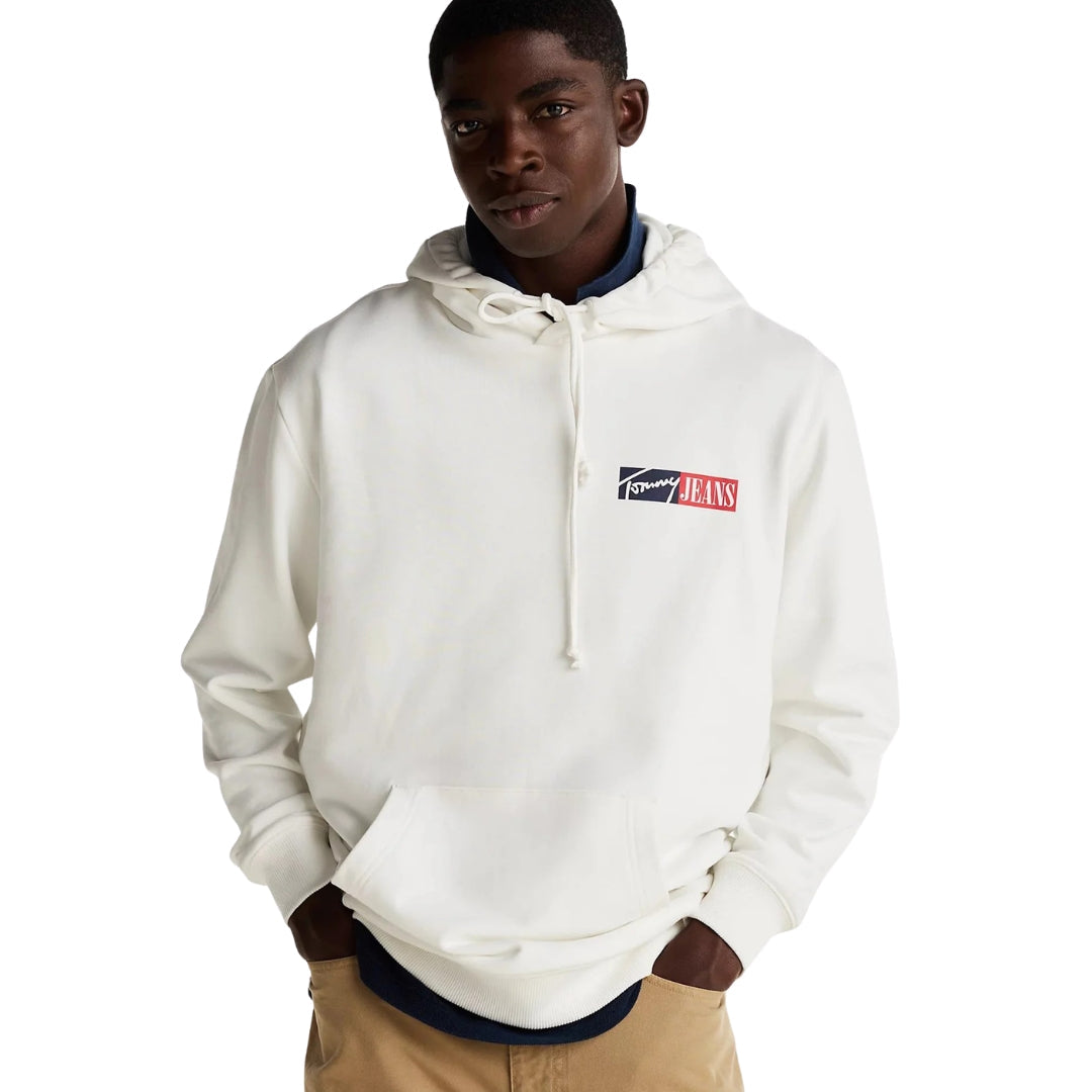 Tommy Hilfiger Men White Hoodie