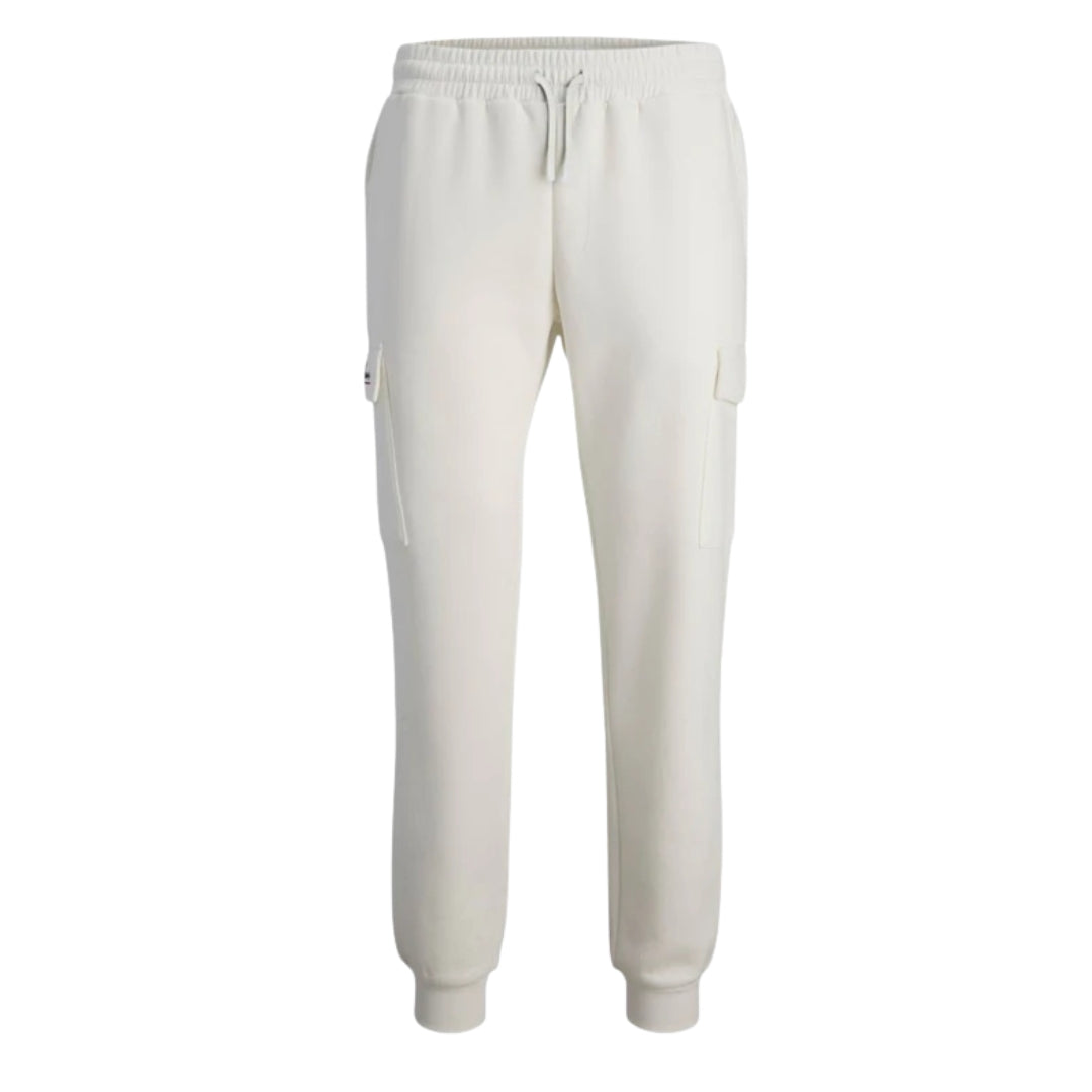 Jack & Jones Gordon Cargo Men's Sweatpants | White