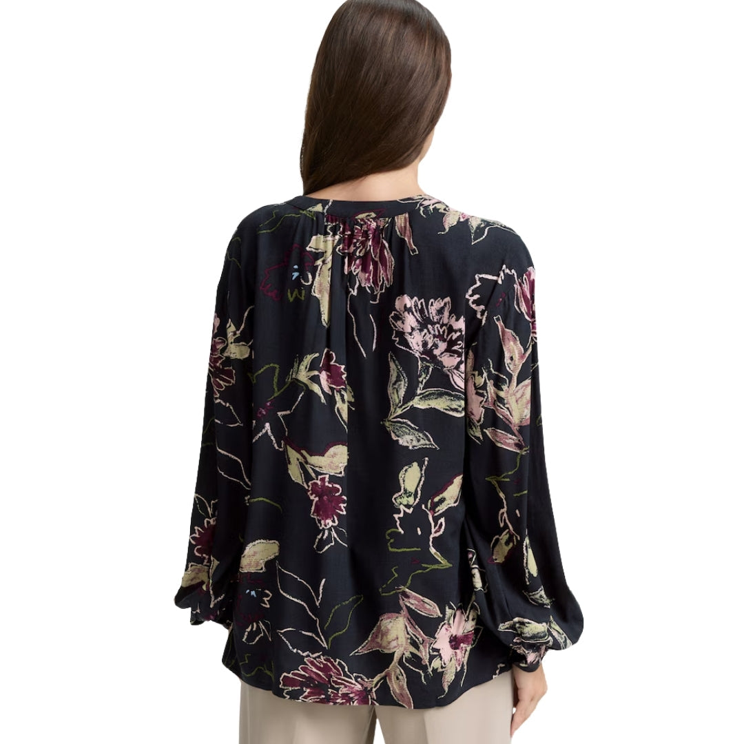 Tom Tailor Women's Blouse | Blue – back view
