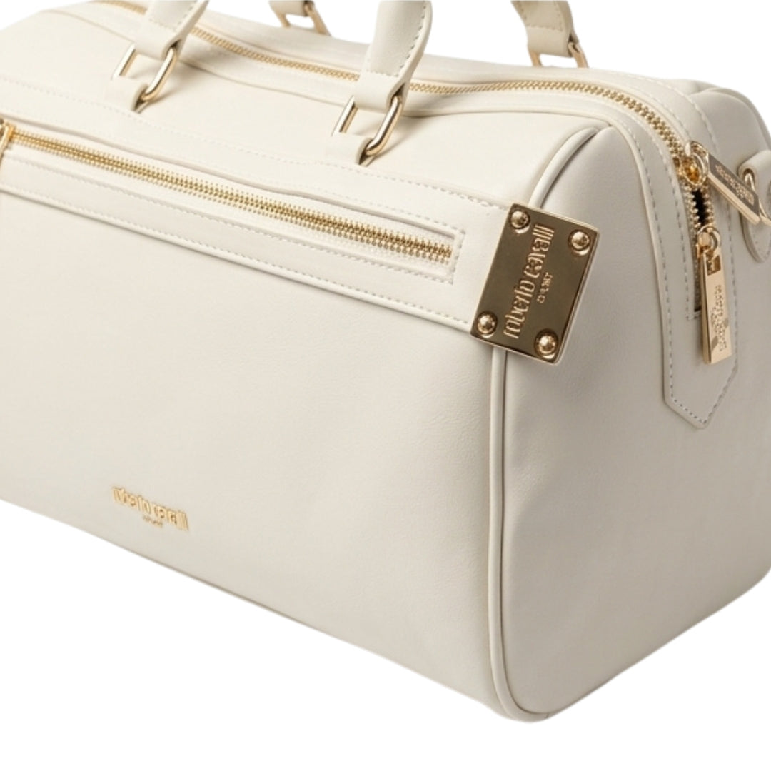 Roberto Cavalli Sport Bag | Cream