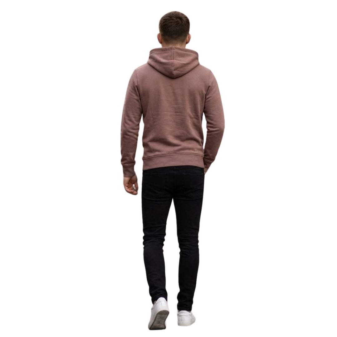 Jack & Jones Men's Hooded Sweater | Mauve Purple