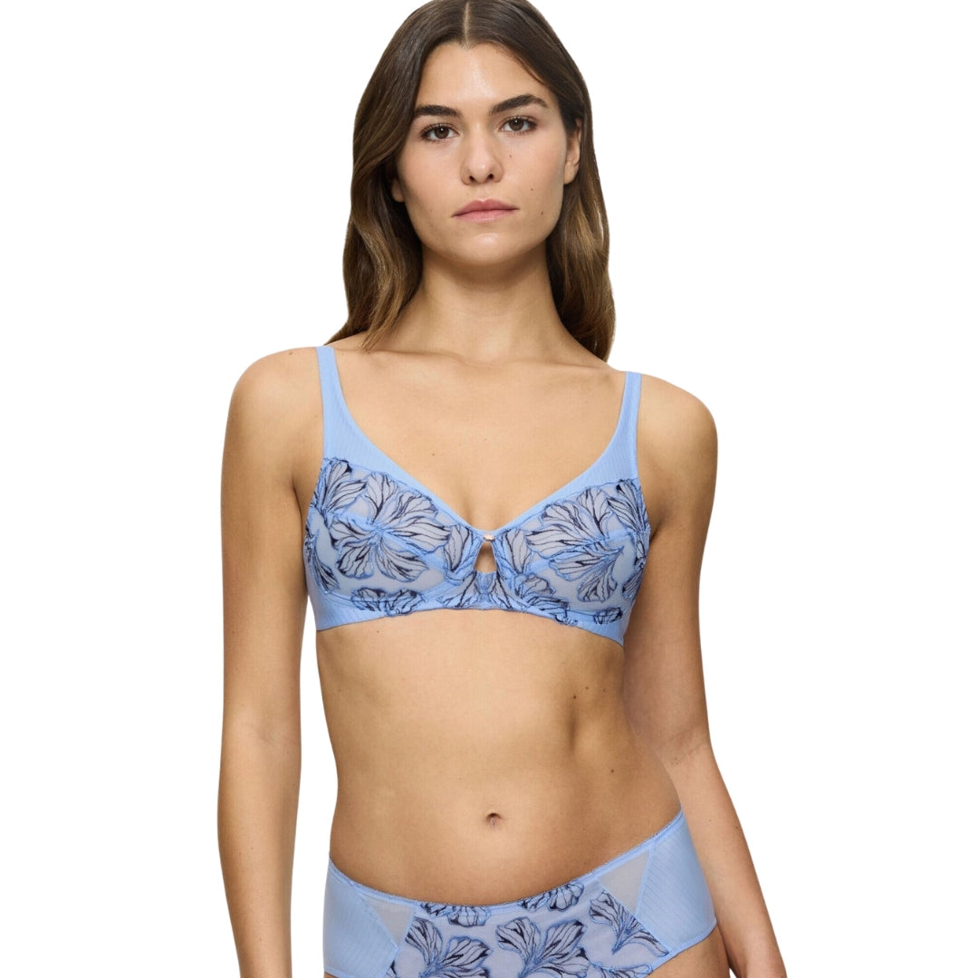 Triumph Wild Iris Florale N | Bra | Blue