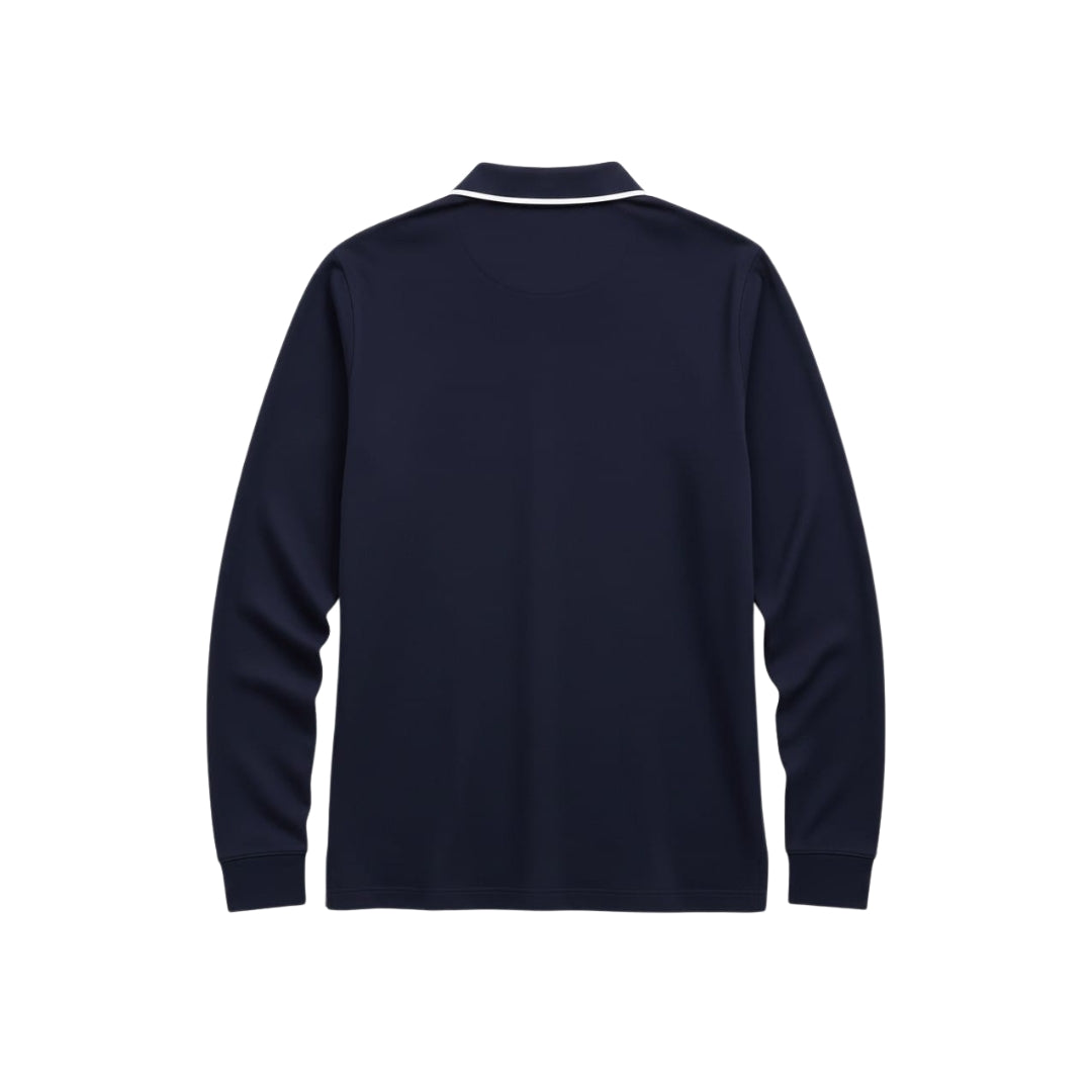 U.S. Polo Assn. Women's Long Sleeve Polo Shirt | Navy