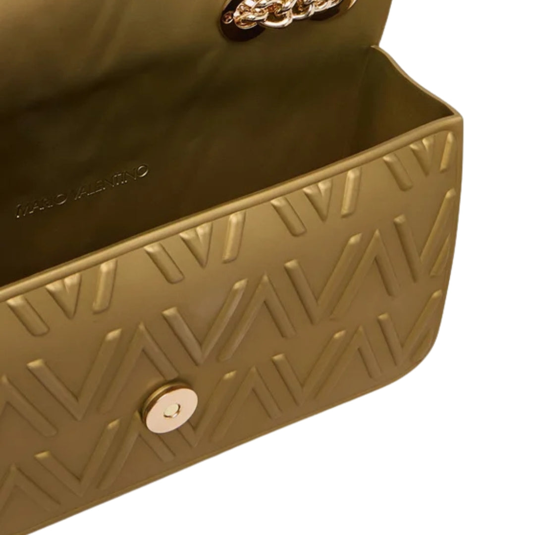 Valentino Bubble Gold Shoulder Bag