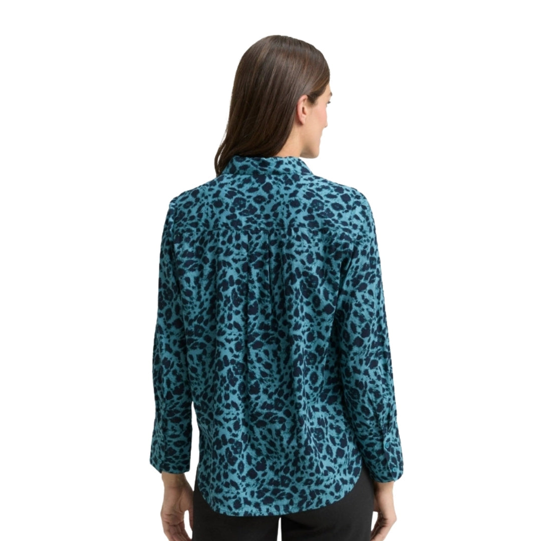 Tom Tailor Women's Shirt | Blue – back view