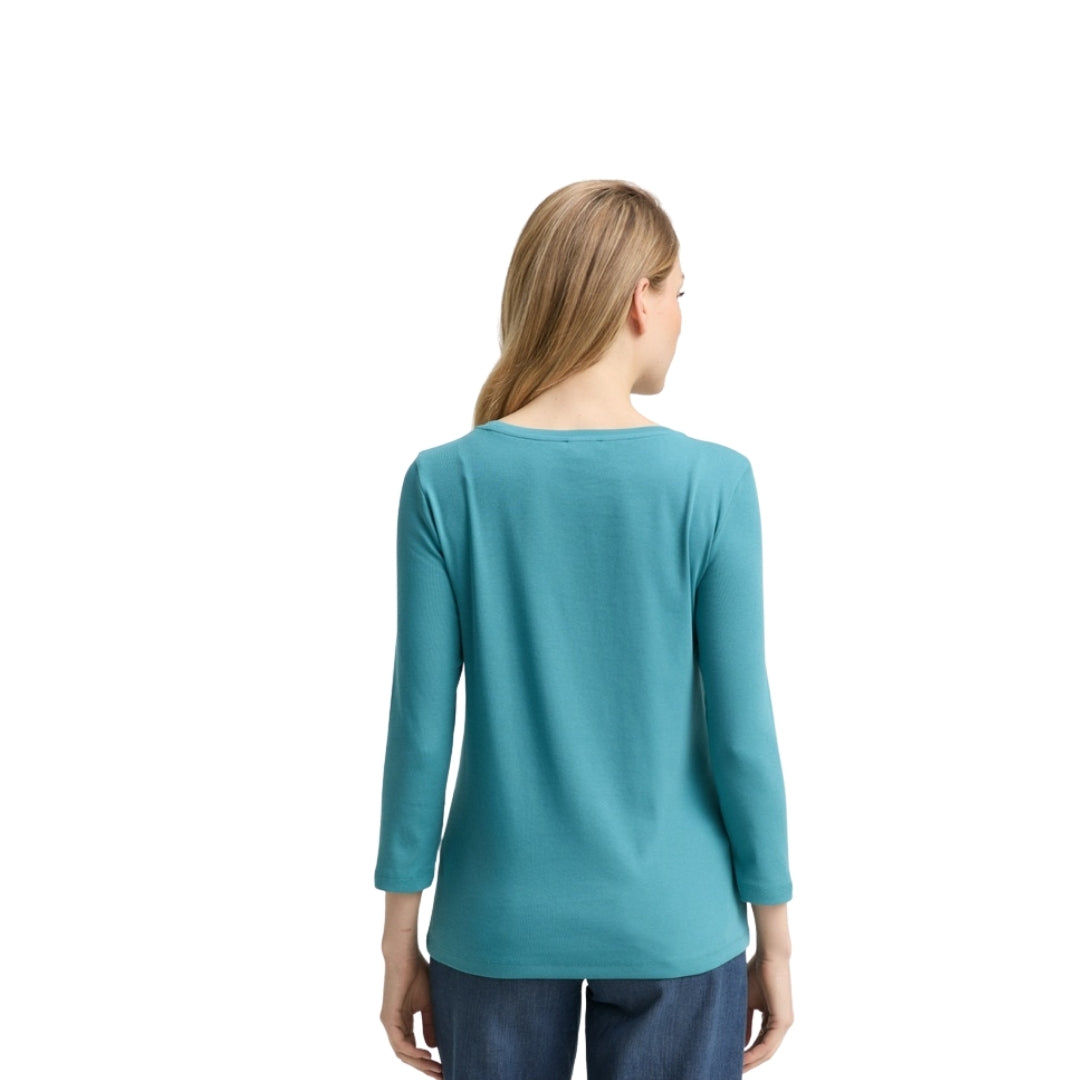 Tom Tailor Long Sleeve Women's Top | Green