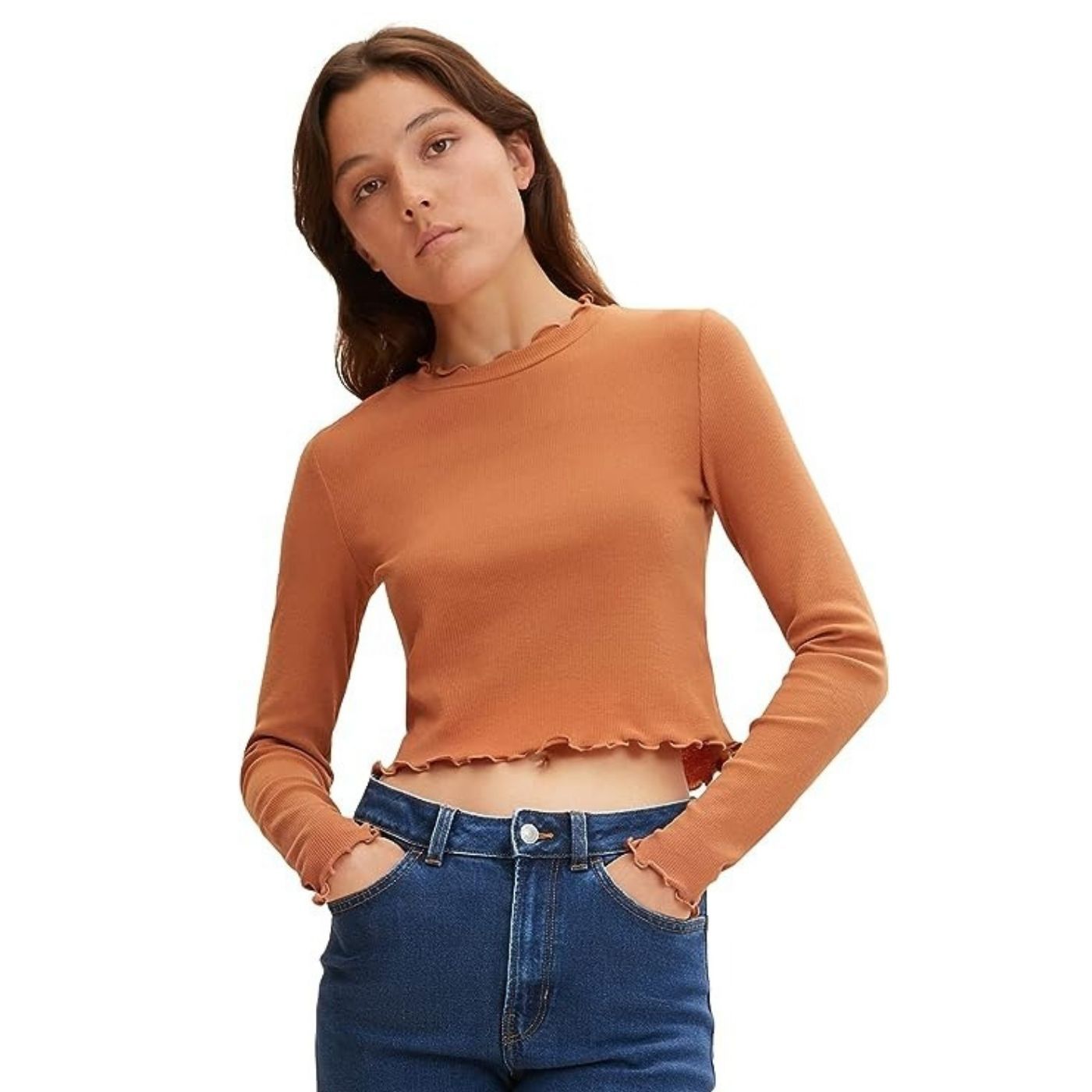 Tom Tailor Rust Color Top