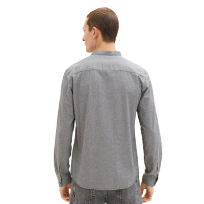 Tom Tailor Long Sleeve Shirt Grey Print