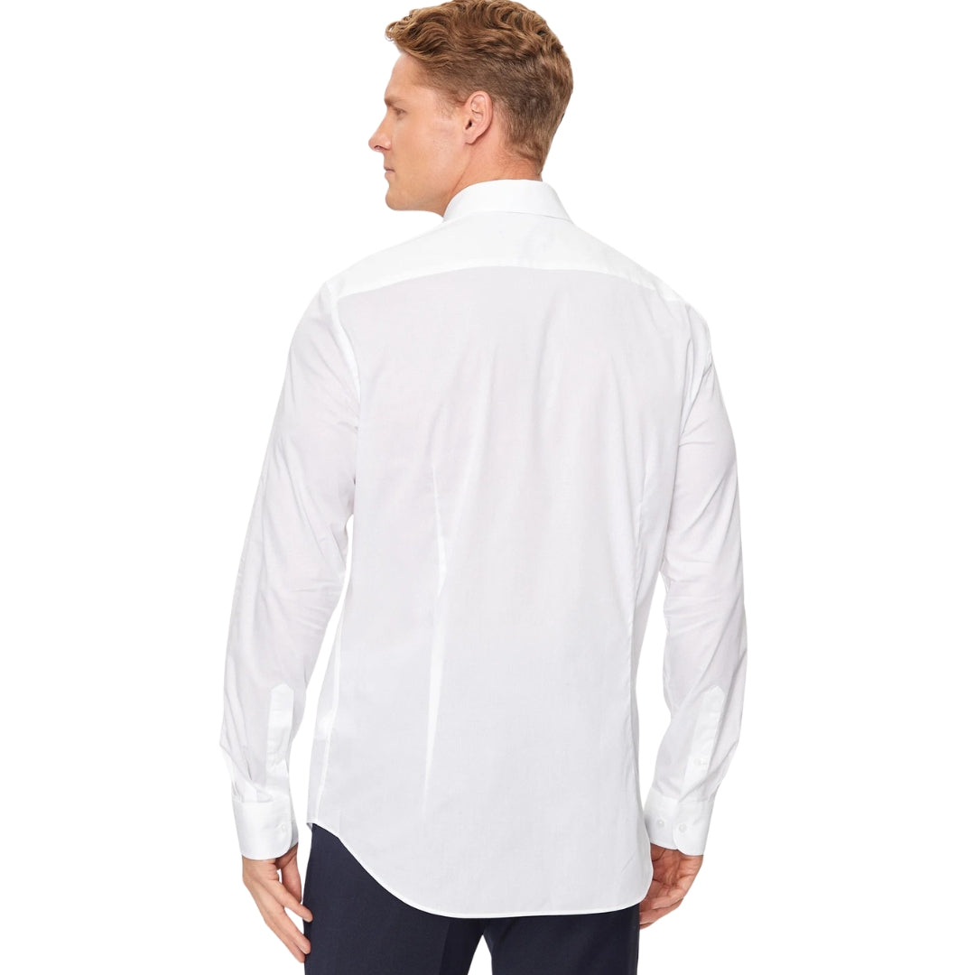 Tommy Hilfiger Men White Poplin Shirt