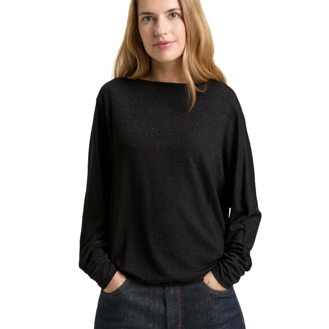 Tom Tailor Long Sleeve Blouse | Black