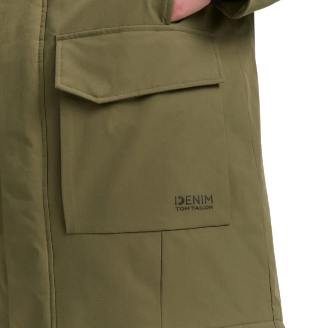 Tom Tailor Men Khaki Coat